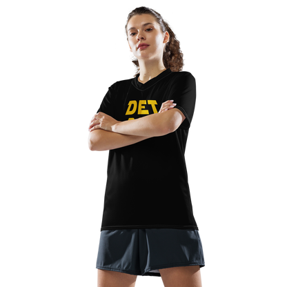 'Detroit' Soccer Jersey (Epic Sci-Fi Parody) | Unisex - Black