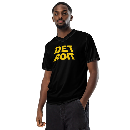 'Detroit' Soccer Jersey (Epic Sci-Fi Parody) | Unisex - Black