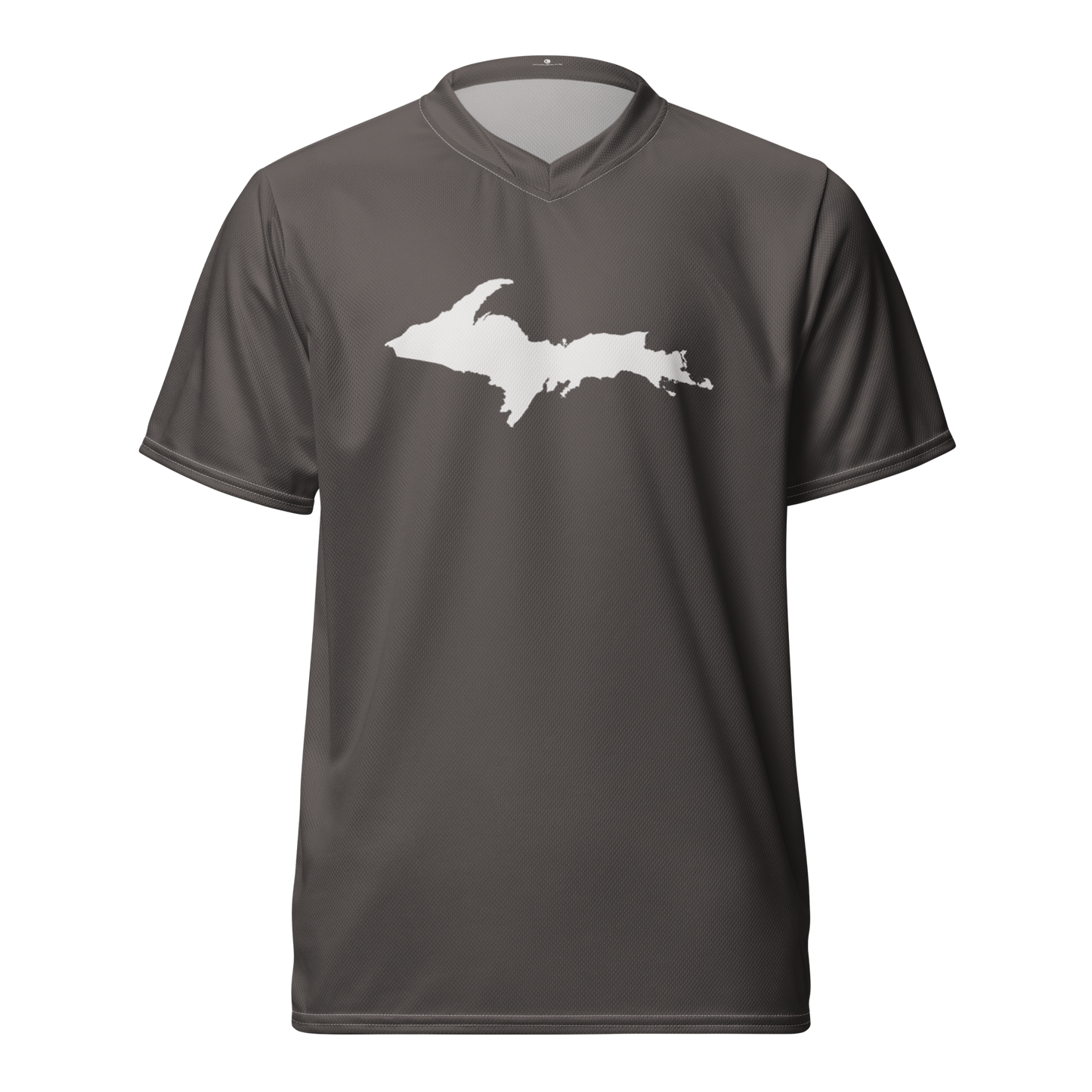 Michigan Upper Peninsula Soccer Jersey (w/ UP Outline) | Unisex - Warren Tank Grey