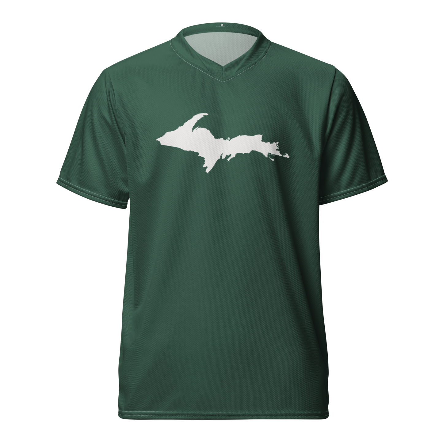 Michigan Upper Peninsula Soccer Jersey (w/ UP Outline) | Unisex - Ginger Ale Green