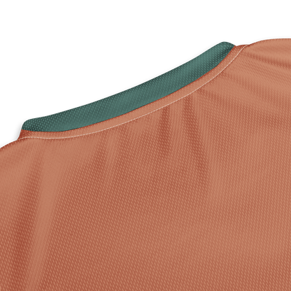 Michigan Upper Peninsula Soccer Jersey (w/ UP Outline) | Unisex - Copper Color