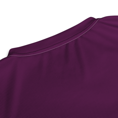 Michigan Upper Peninsula Soccer Jersey (w/ UP Outline) | Unisex - Tyrian Purple