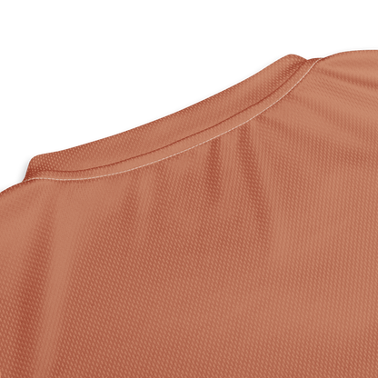 Michigan Upper Peninsula Soccer Jersey (w/ UP Outline) | Unisex - Copper Color