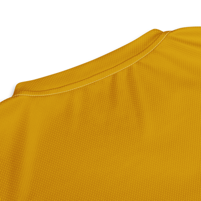 Michigan Upper Peninsula Soccer Jersey (w/ UP Outline) | Unisex - Gold