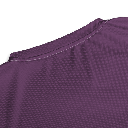 Michigan Upper Peninsula Soccer Jersey (w/ UP Outline) | Unisex - Plum