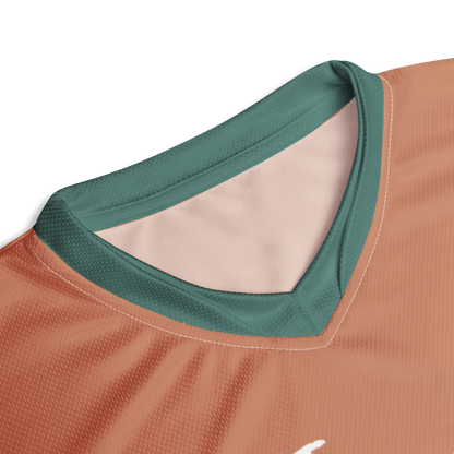 Michigan Upper Peninsula Soccer Jersey (w/ UP Outline) | Unisex - Copper Color