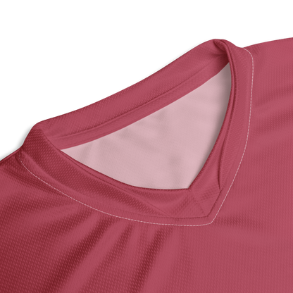 Michigan Upper Peninsula Soccer Jersey (w/ UP Outline) | Unisex - Popstar Pink