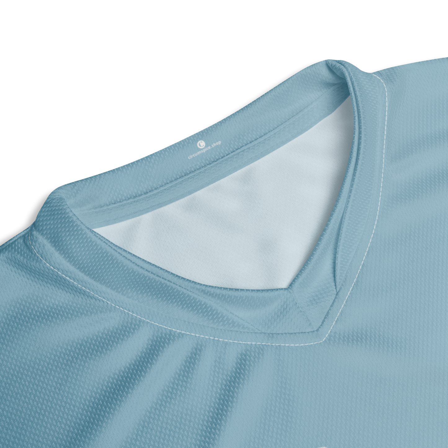 Michigan Upper Peninsula Soccer Jersey (w/ UP Outline) | Unisex - Opal Blue