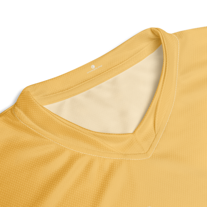 Michigan Upper Peninsula Soccer Jersey (w/ UP Outline) | Unisex - Citrine