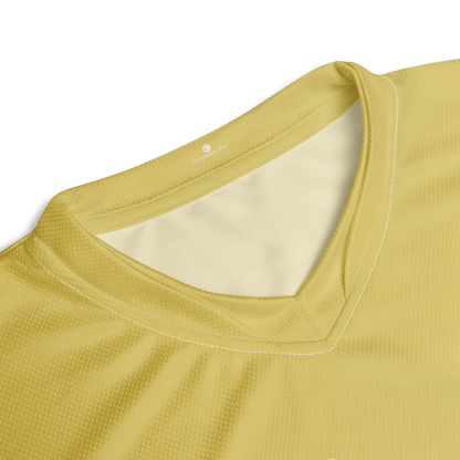 Michigan Upper Peninsula Soccer Jersey (w/ UP Outline) | Unisex - Plum Yellow