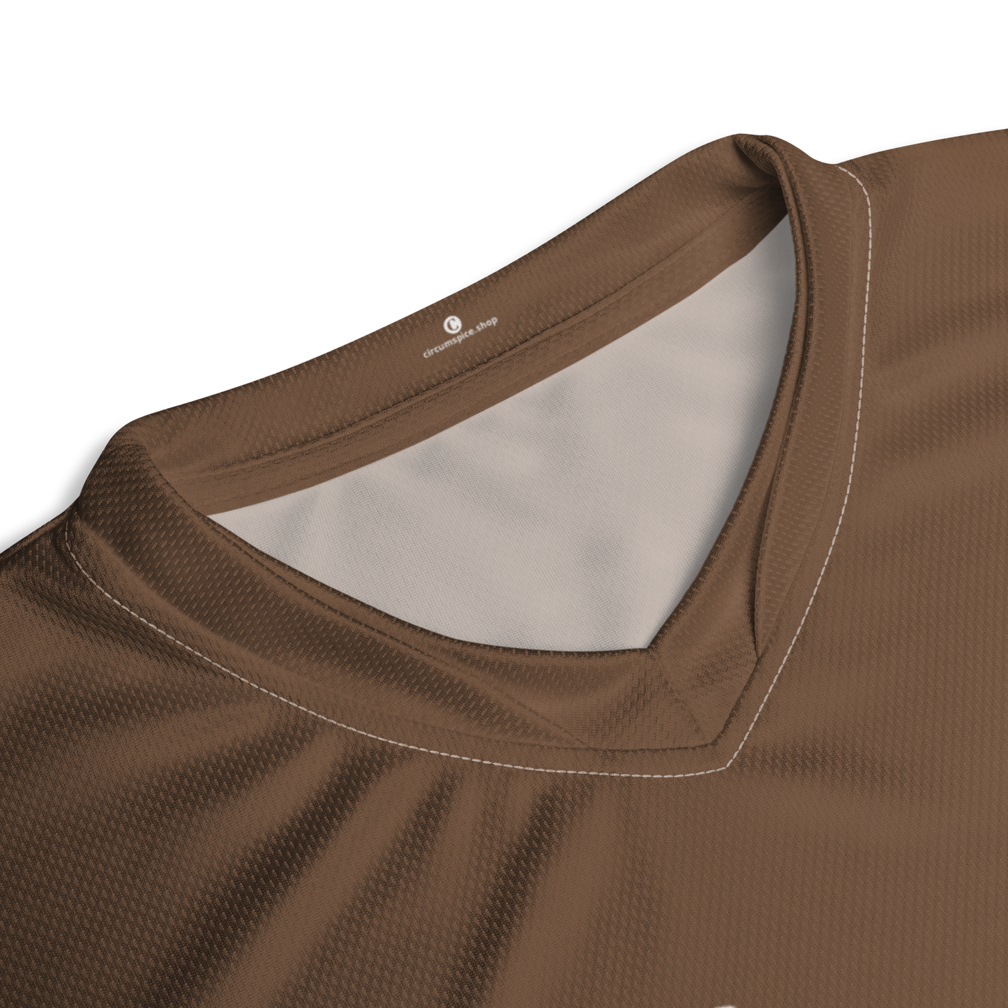 Michigan Upper Peninsula Soccer Jersey (w/ UP Outline) | Unisex - Coffee Color