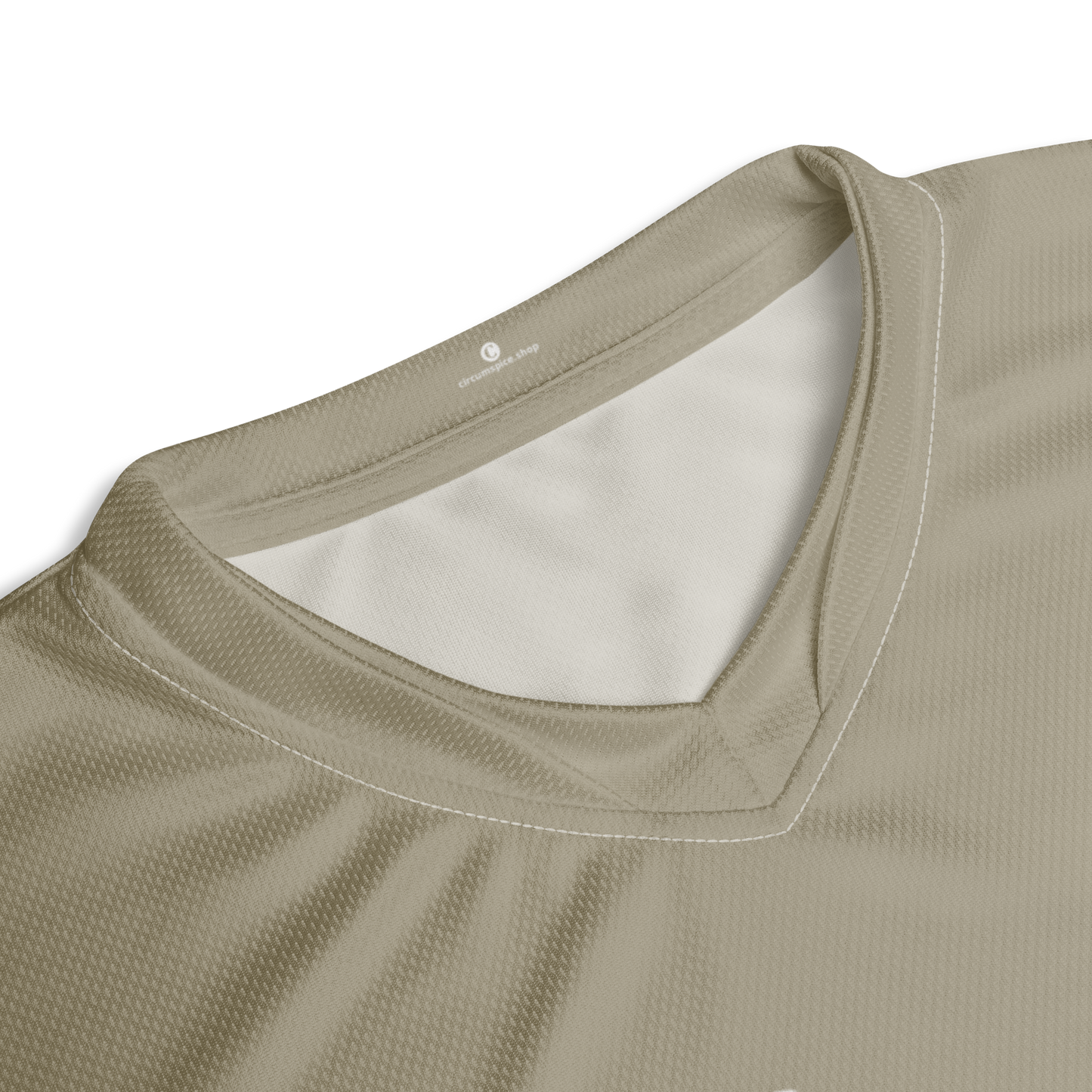 Michigan Upper Peninsula Soccer Jersey (w/ UP Outline) | Unisex - Petoskey Stone Beige