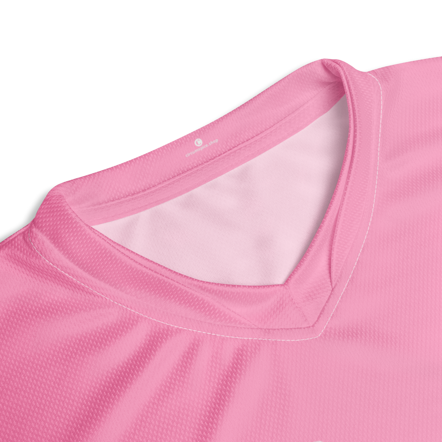 Michigan Upper Peninsula Soccer Jersey (w/ UP Outline) | Unisex - '67 Caddie Pink