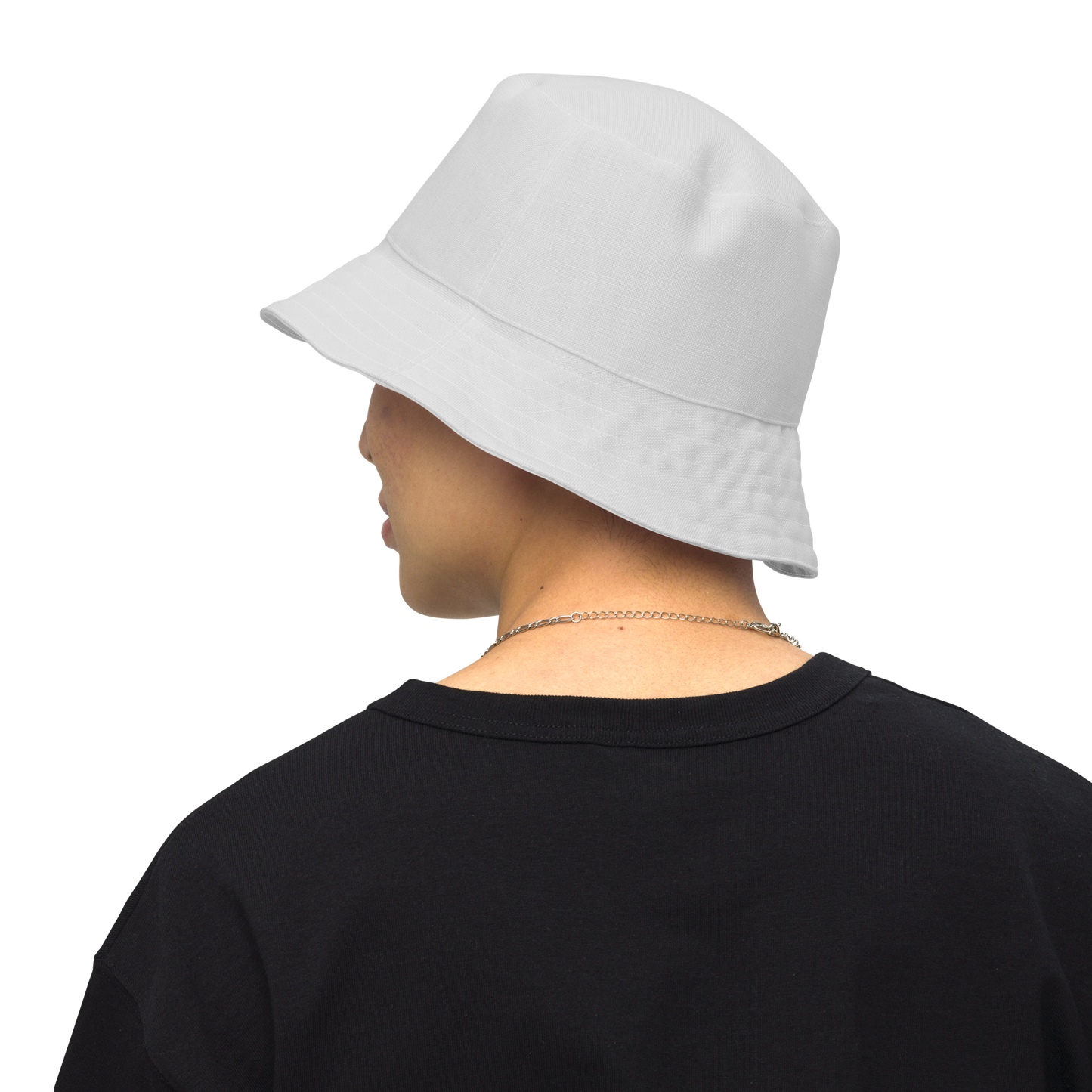 Michigan Upper Peninsula Bucket Hat (Patriot Edition) | Reversible - Birch Bark White