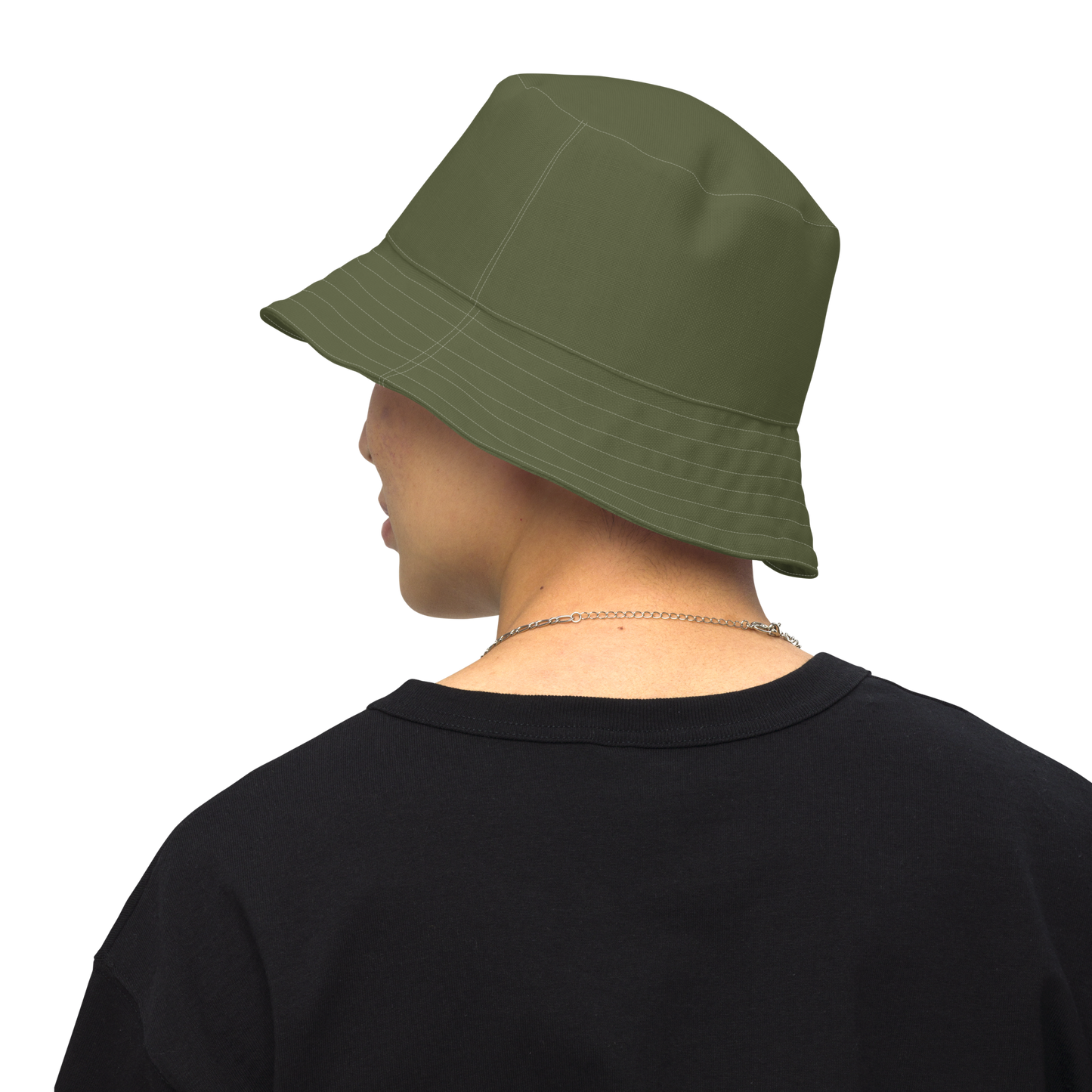 Michigan Upper Peninsula Bucket Hat (Patriot Edition) | Reversible - Army Green