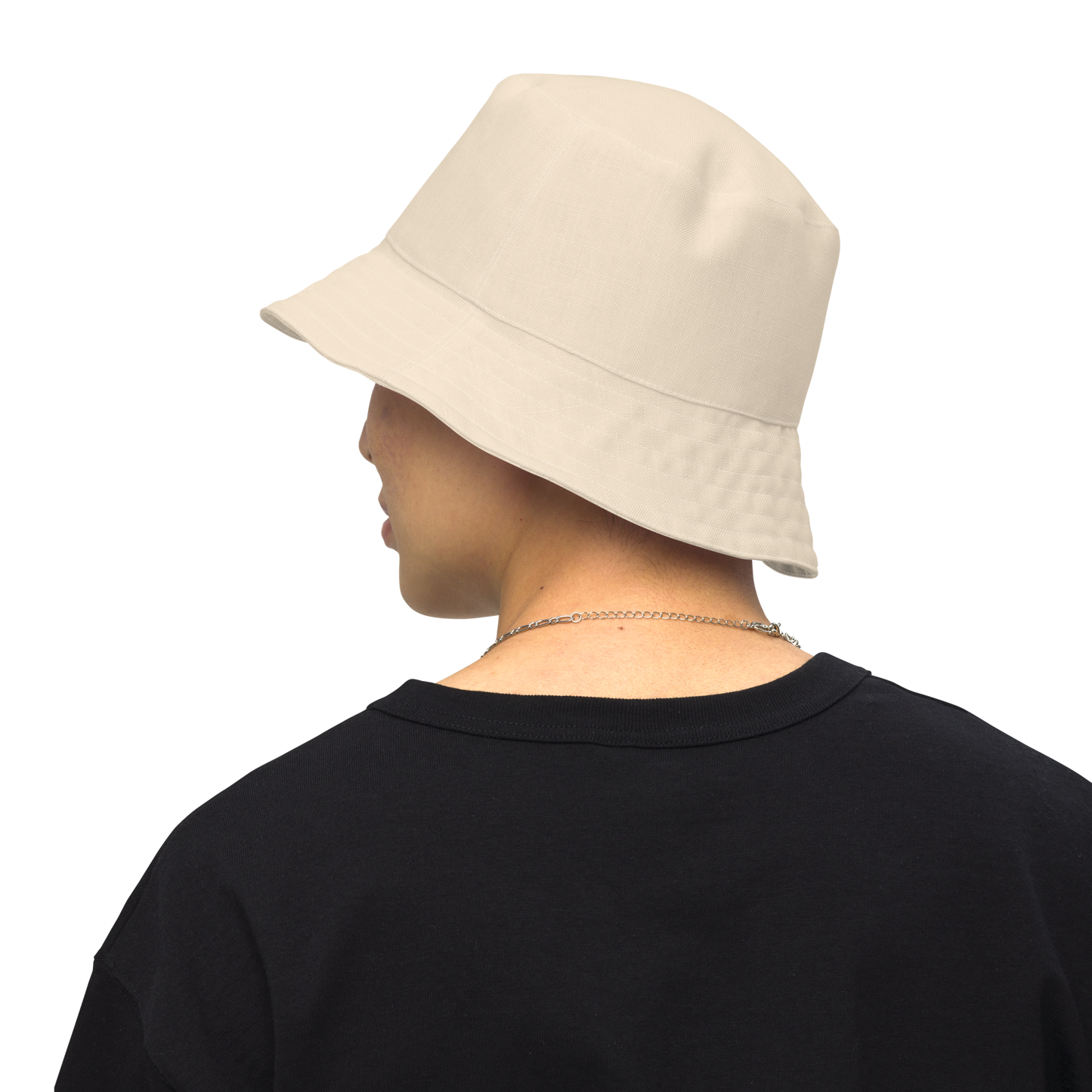 Michigan Upper Peninsula Bucket Hat (Patriot Edition) | Reversible - Champagne White