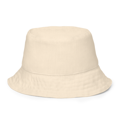 Michigan Upper Peninsula Bucket Hat (Patriot Edition) | Reversible - Champagne White