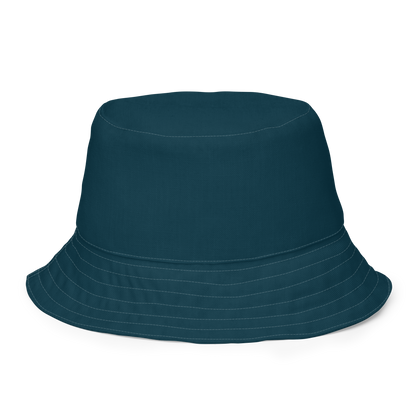 Michigan Upper Peninsula Bucket Hat (w/ UP Outline) | Reversible - Blue Whale