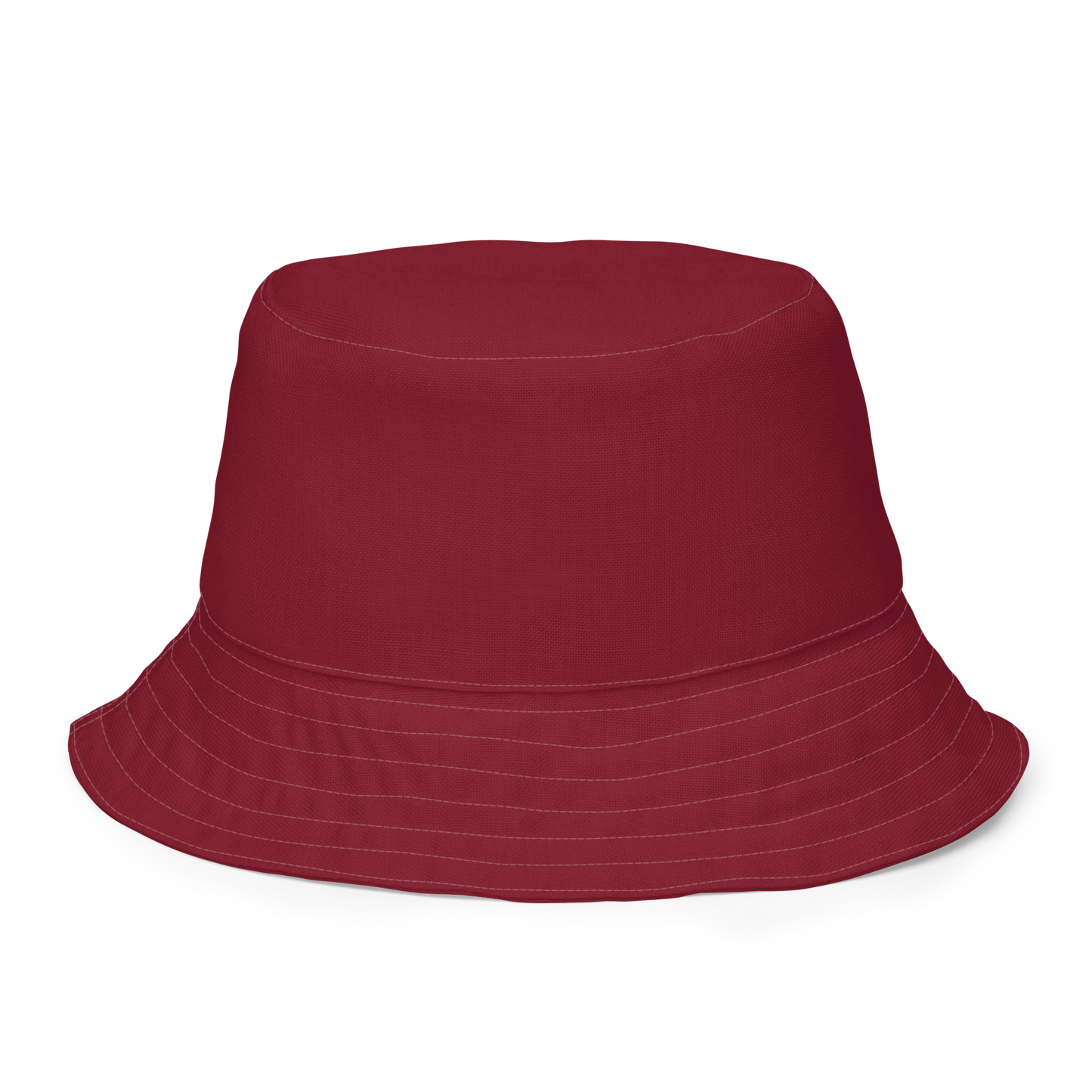 Michigan Upper Peninsula Bucket Hat (w/ UP Outline) | Reversible - Burgandy