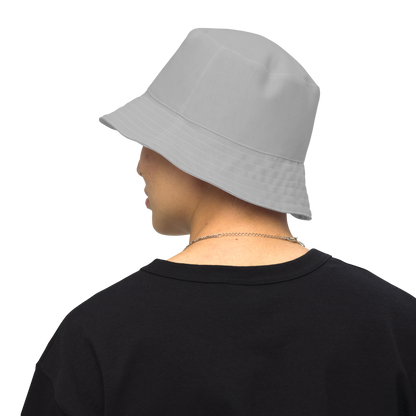 Michigan Upper Peninsula Bucket Hat (w/ UP Outline) | Reversible - Silver