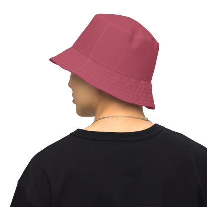 Michigan Upper Peninsula Bucket Hat (w/ UP Outline) | Reversible - Popstar Pink