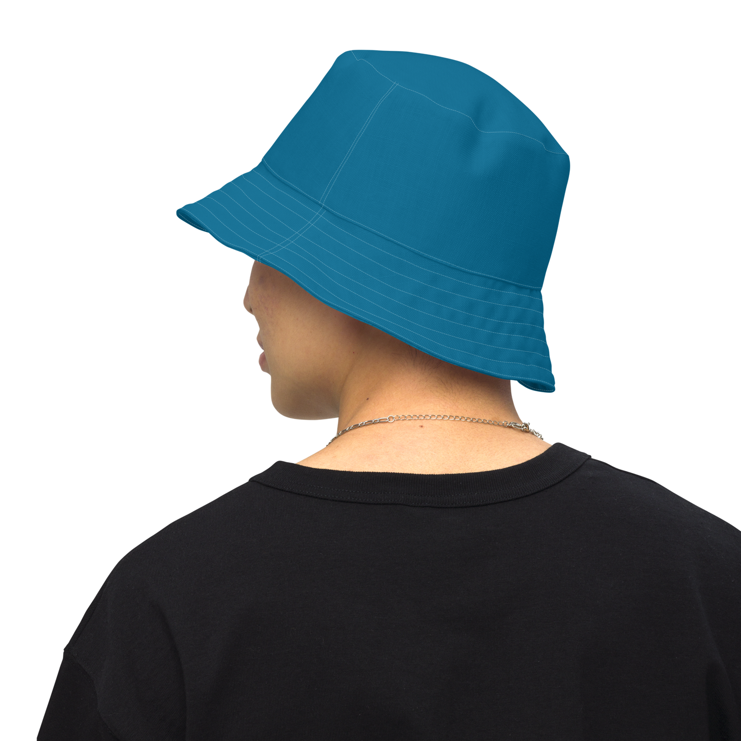 Michigan Upper Peninsula Bucket Hat (w/ UP Outline) | Reversible - Cerulean