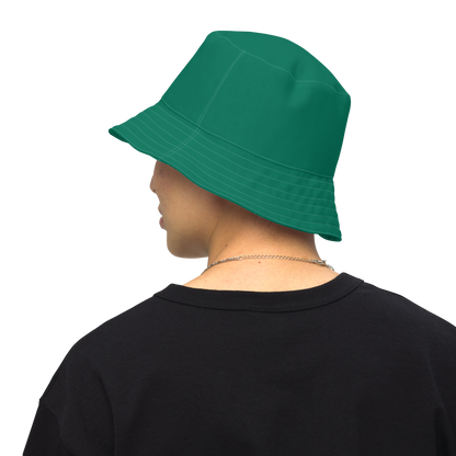 Michigan Upper Peninsula Bucket Hat (w/ UP Outline) | Reversible - Emerald Green