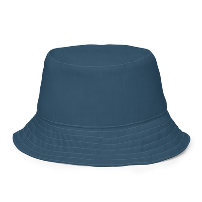 Michigan Upper Peninsula Bucket Hat (w/ UP Outline) | Reversible - '37 Caddie Blue