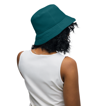 Michigan Upper Peninsula Bucket Hat (w/ UP Outline) | Reversible - Teal