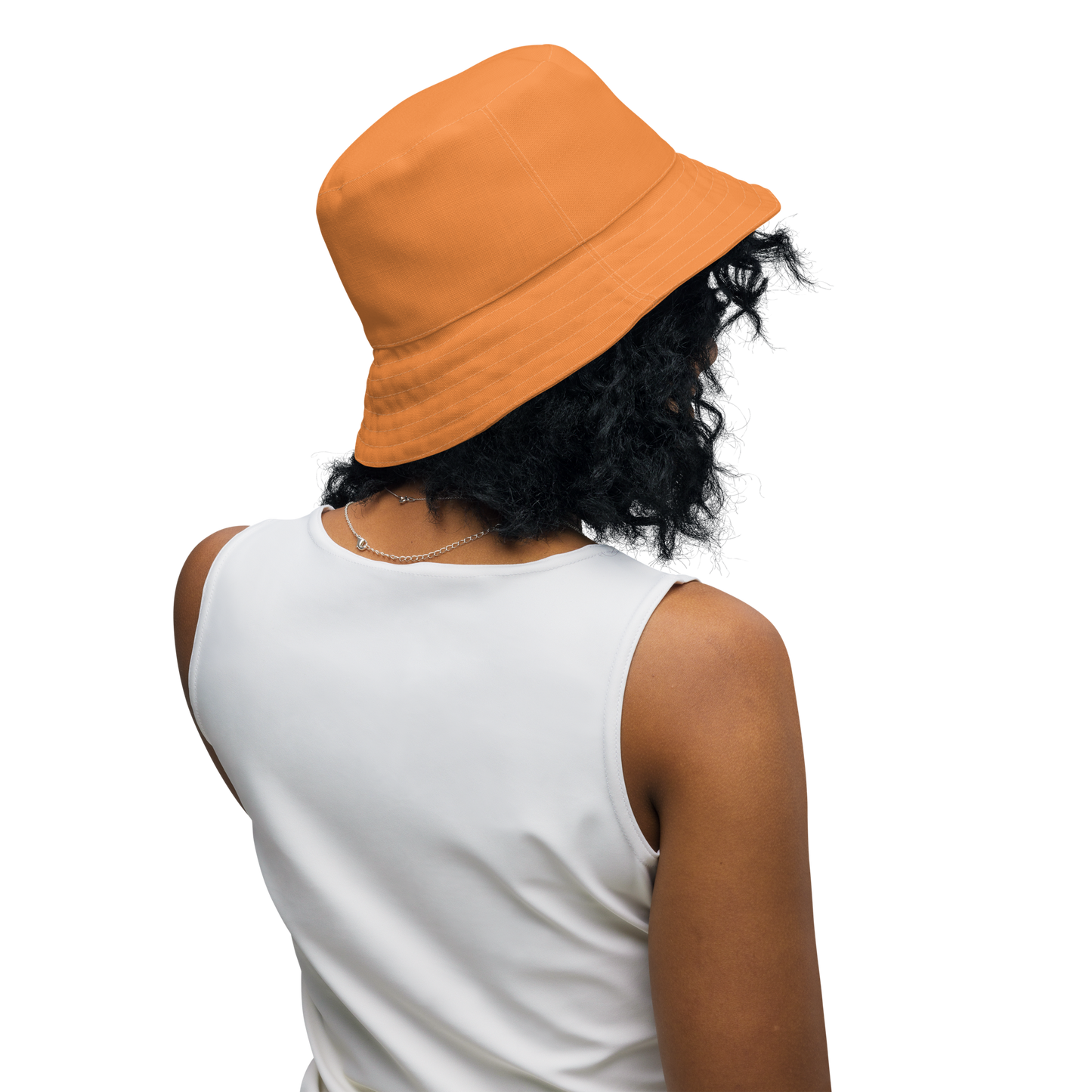 Michigan Upper Peninsula Bucket Hat (w/ UP Outline) | Reversible - Orange