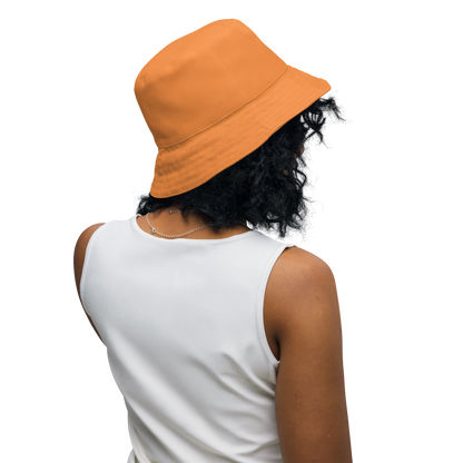 Michigan Upper Peninsula Bucket Hat (w/ UP Outline) | Reversible - Orange