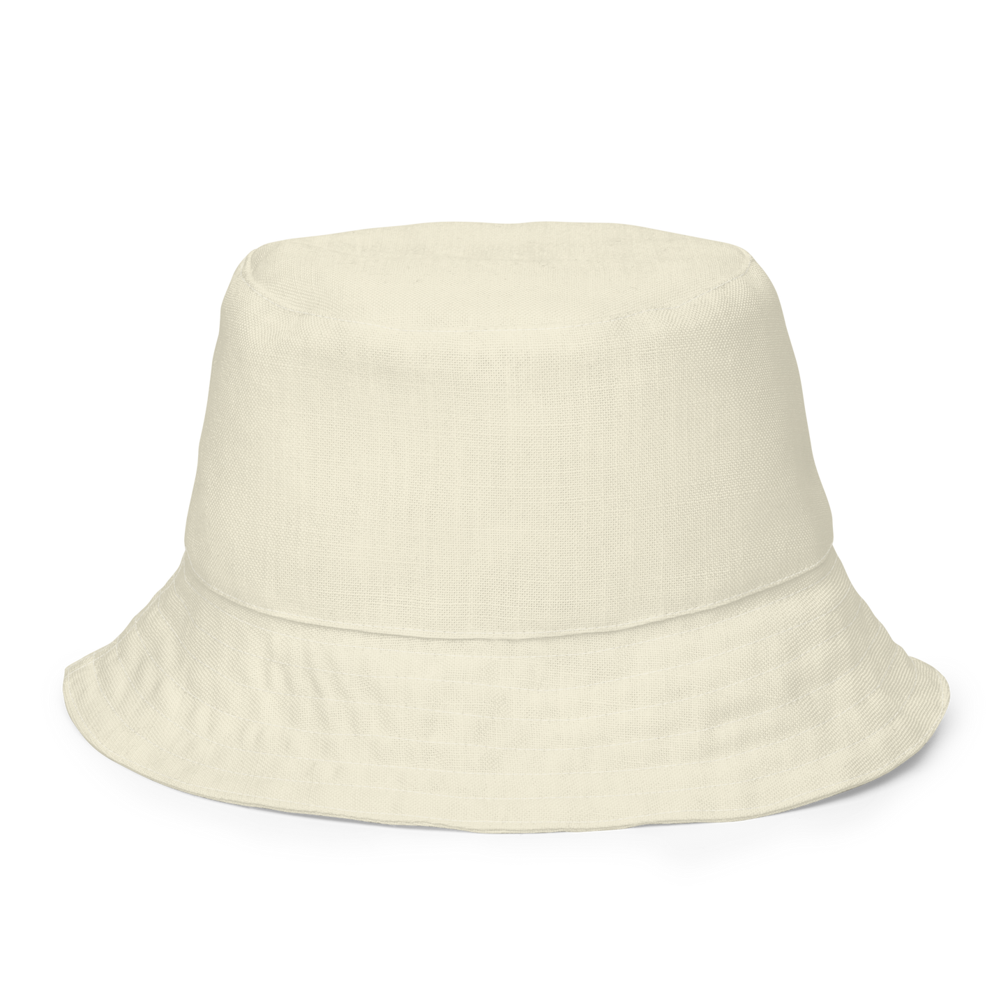 Michigan Upper Peninsula Bucket Hat (w/ Navy UP Outline) | Reversible - Ivory White