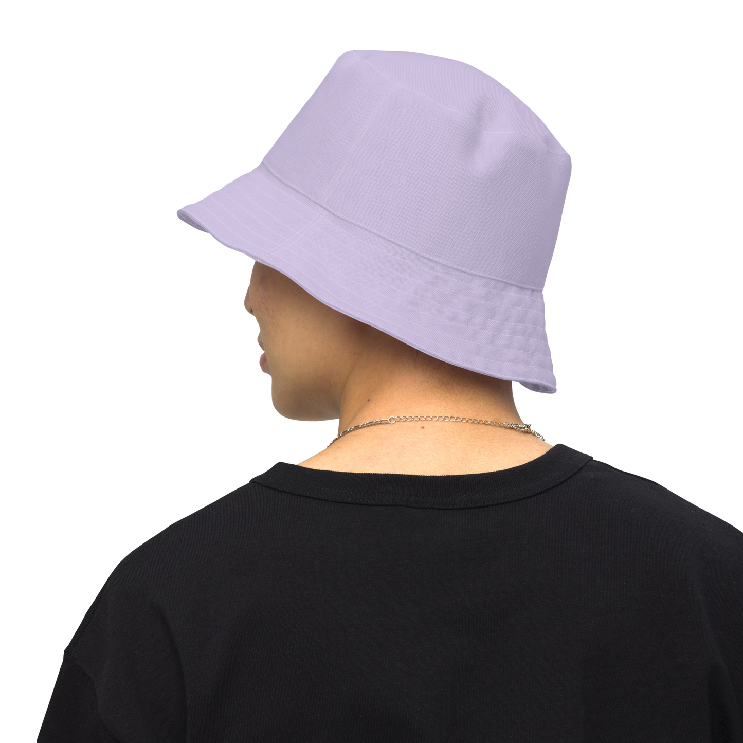 Michigan Upper Peninsula Bucket Hat (w/ Navy UP Outline) | Reversible - Lavender