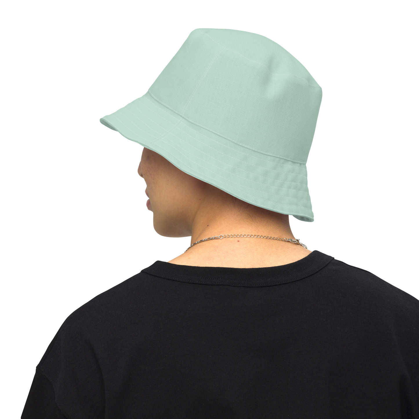 Michigan Upper Peninsula Bucket Hat (w/ Navy UP Outline) | Reversible - Sea Green