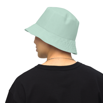 Michigan Upper Peninsula Bucket Hat (w/ Navy UP Outline) | Reversible - Sea Green