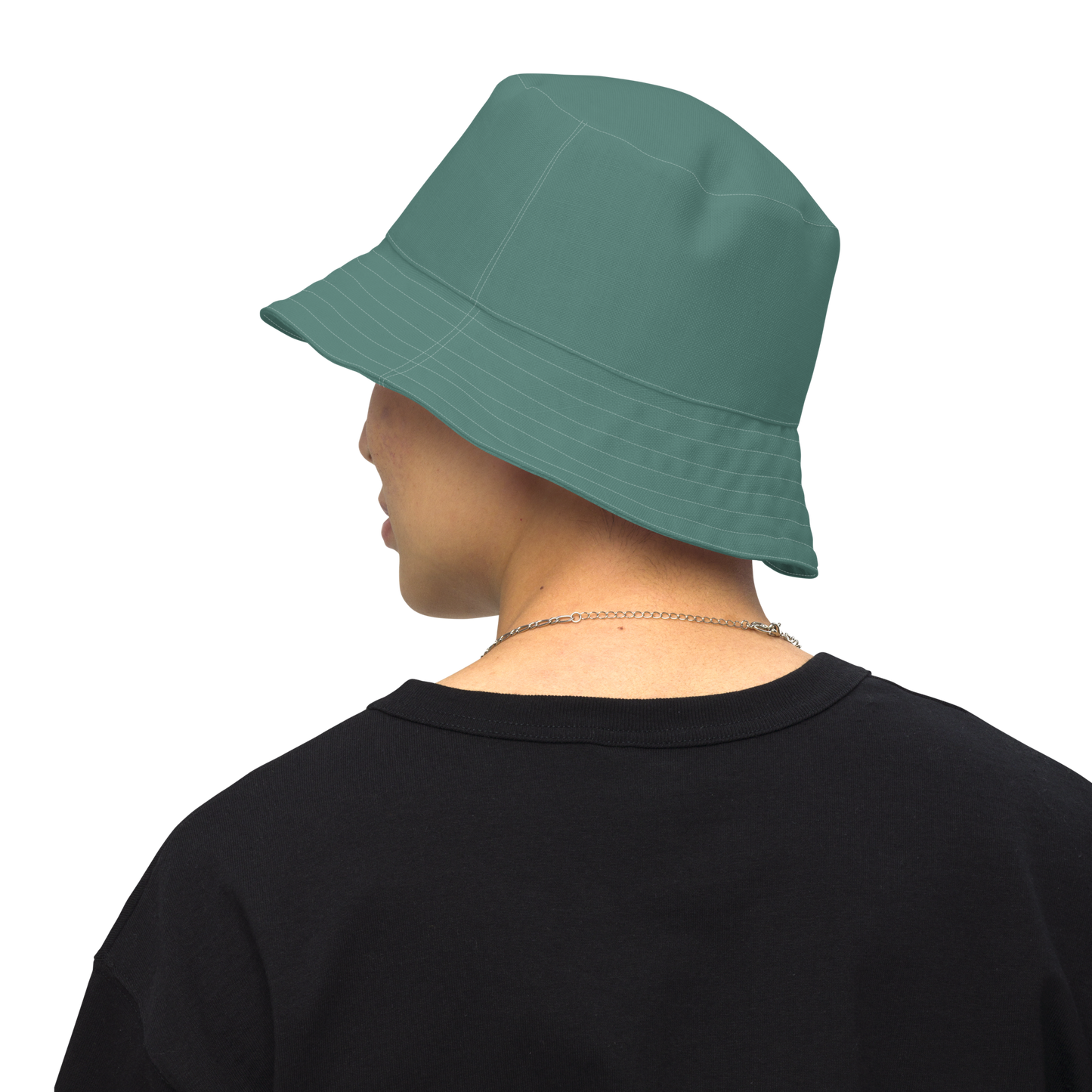 Michigan Upper Peninsula Bucket Hat (w/ UP Outline) | Reversible - Copper Green