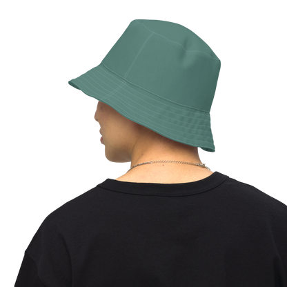 Michigan Upper Peninsula Bucket Hat (w/ UP Outline) | Reversible - Copper Green