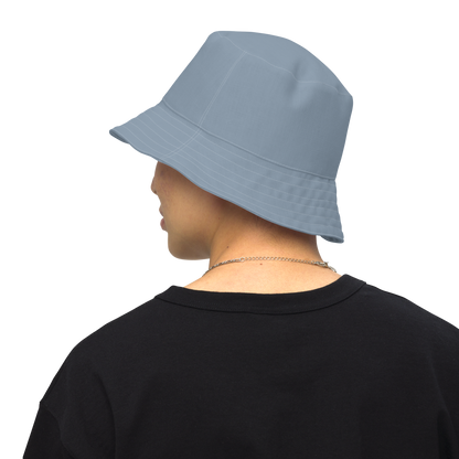 Michigan Upper Peninsula Bucket Hat (w/ UP Outline) | Reversible - B--24 Liberator Grey