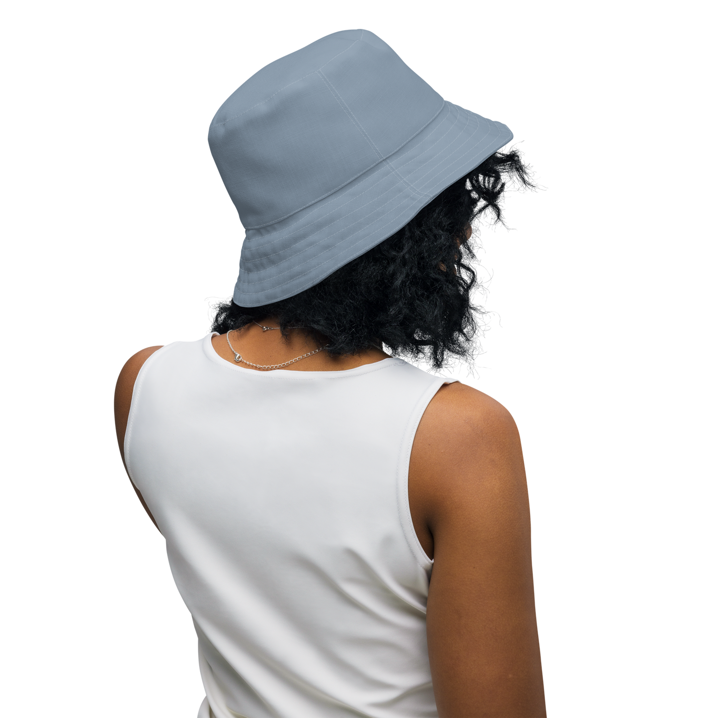 Michigan Upper Peninsula Bucket Hat (w/ UP Outline) | Reversible - B--24 Liberator Grey