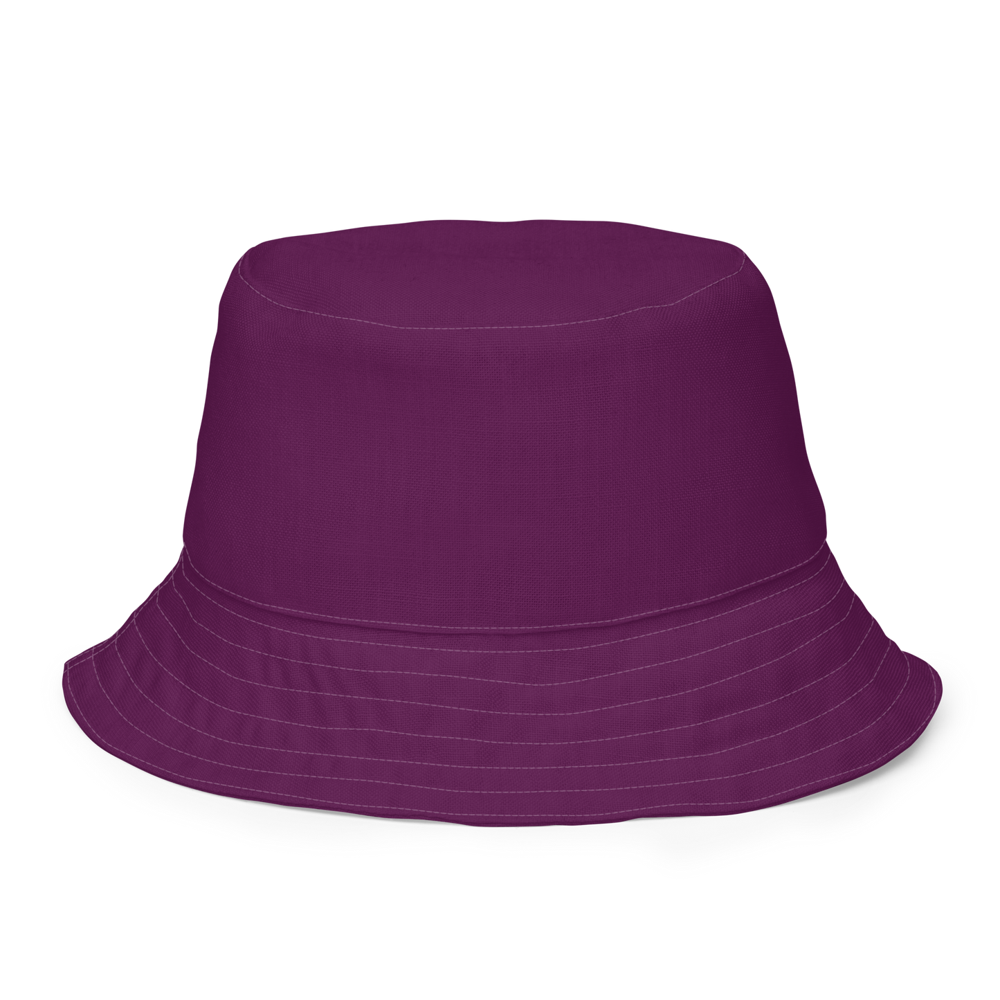 Michigan Upper Peninsula Bucket Hat (w/ Pink UP Outline) | Reversible - Tyrian Purple