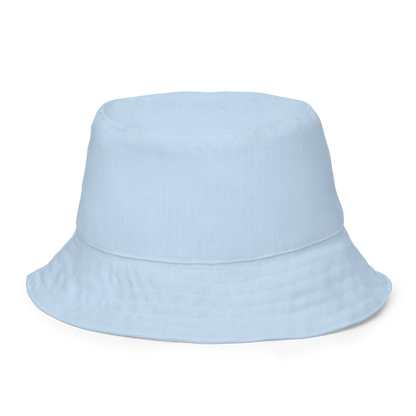 Michigan Upper Peninsula Bucket Hat (w/ Azure UP Outline) | Reversible - Light Blue