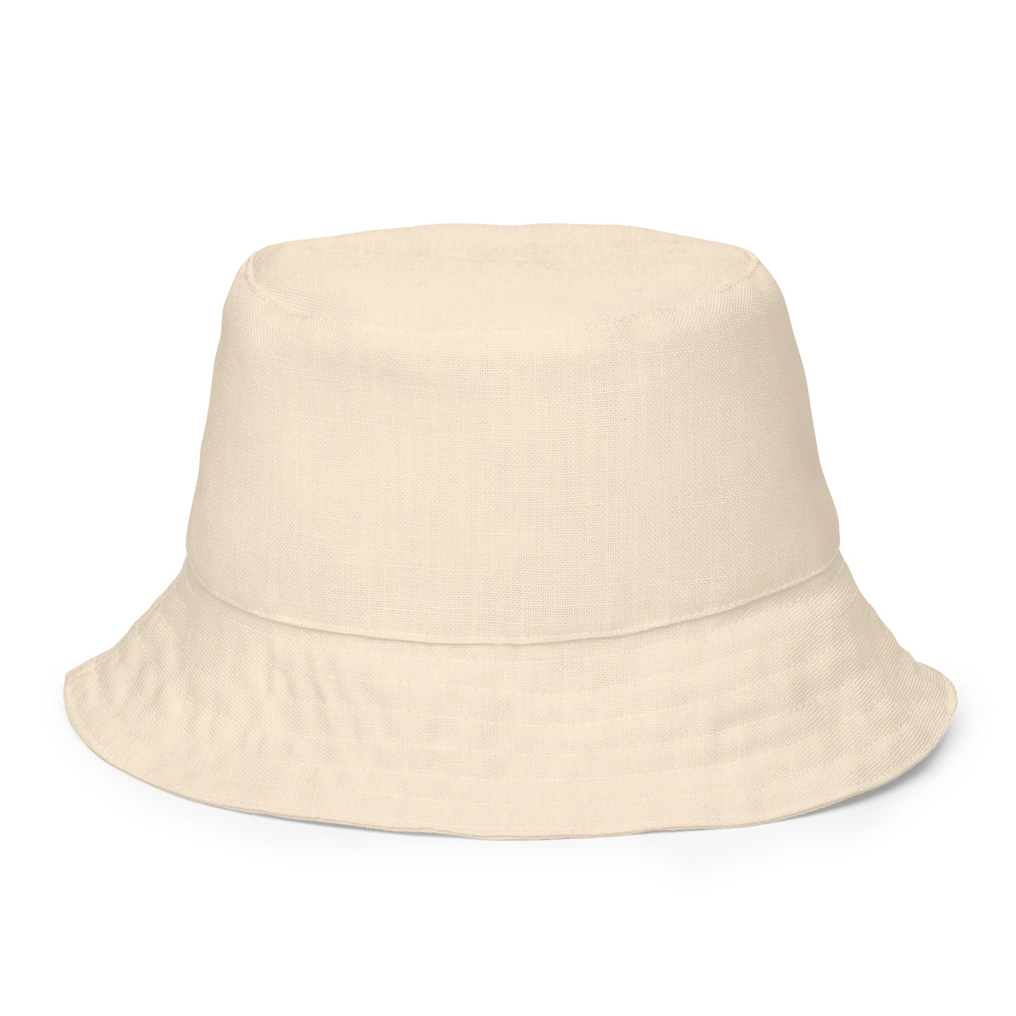 Michigan Upper Peninsula Bucket Hat (w/ Azure UP Outline) | Reversible - Champagne White