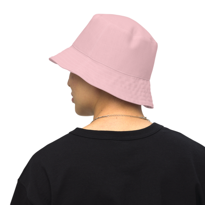 Michigan Upper Peninsula Bucket Hat (w/ UP Finland Flag) | Reversible - Pink