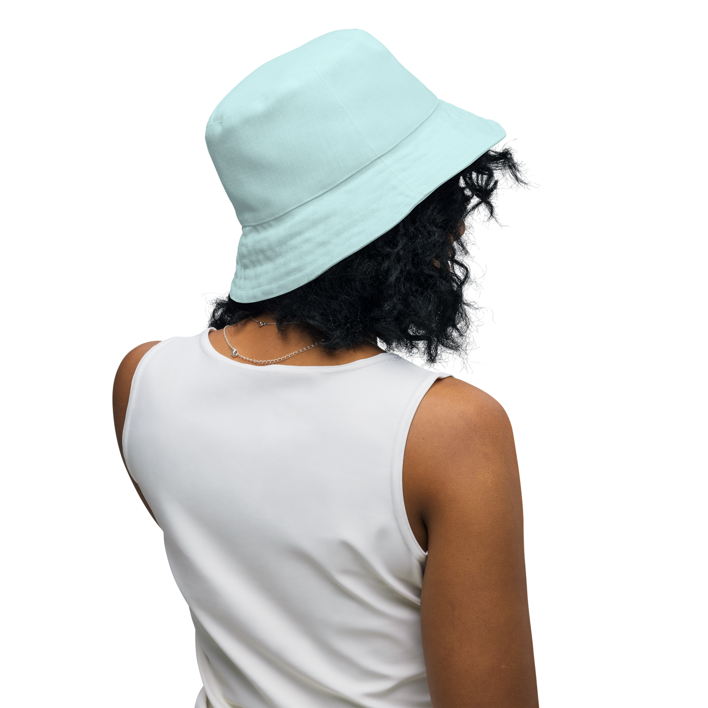 Michigan Upper Peninsula Bucket Hat (w/ UP Pride Flag) | Reversible - Cyan