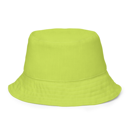 Michigan Upper Peninsula Bucket Hat (w/ UP Quebec Flag) | Reversible - Gooseberry Green