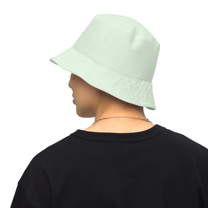 Michigan Upper Peninsula Bucket Hat (w/ Ruby Red UP Outline) | Reversible - Dew Green