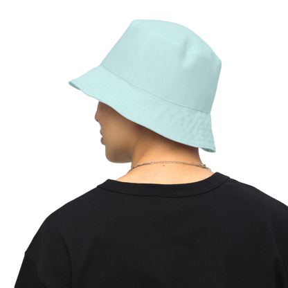 Michigan Upper Peninsula Bucket Hat (w/ Copper UP Outline) | Reversible - Cyan