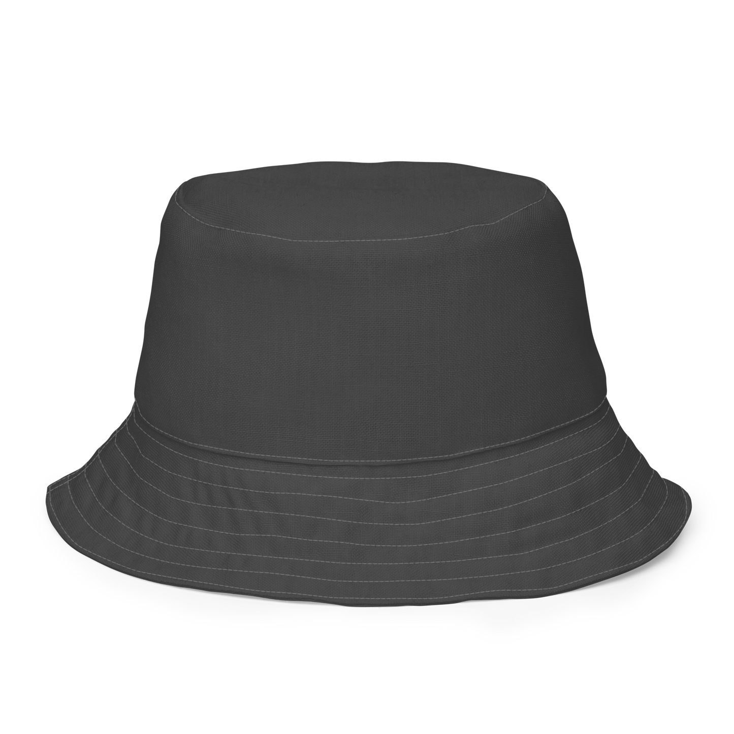 Michigan Upper Peninsula Bucket Hat (w/ Copper UP Outline) | Reversible - Iron Ore Grey