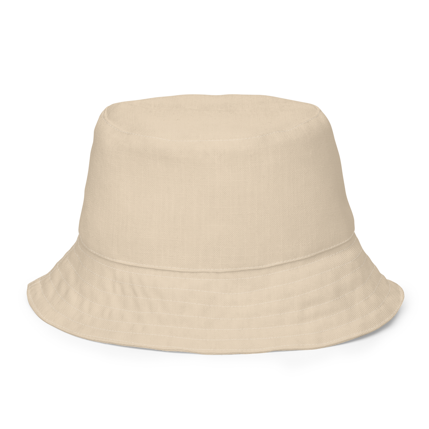 Michigan Upper Peninsula Bucket Hat (w/ Plum UP Outline) | Reversible - Canvas Color