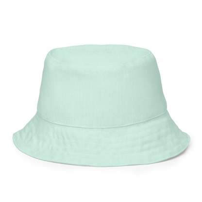 Michigan Upper Peninsula Bucket Hat (w/ Copper Green UP Outline) | Reversible - Sea Green